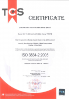 Cukur Makina TCS Certificate